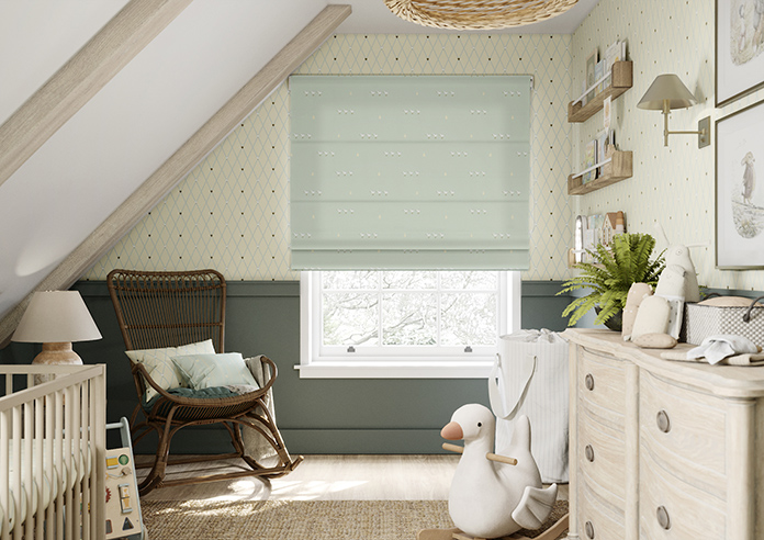 Puddle Down, Mummy Duck Egg - Roman Blind - Image 3